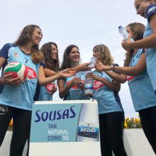 Aguas de Sousas, patrocinador del Club Voleibol Ourense  