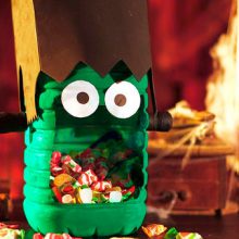 Manualidades para Halloween: ¡un Frankestein con nuestra garrafa!